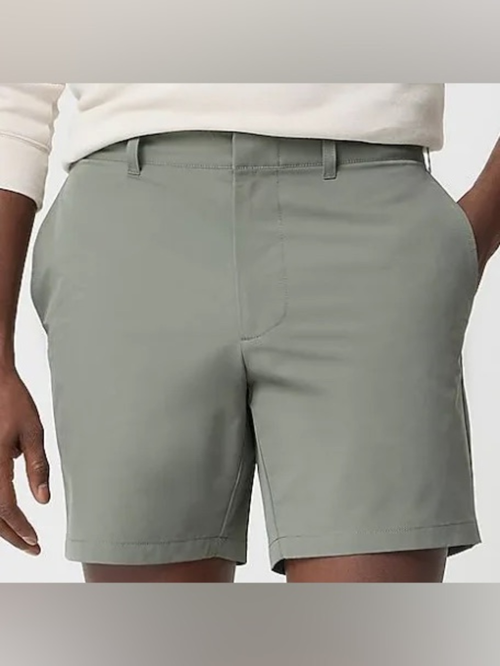 J. Crew Chino Shorts Khaki Green 7” Men’s 34